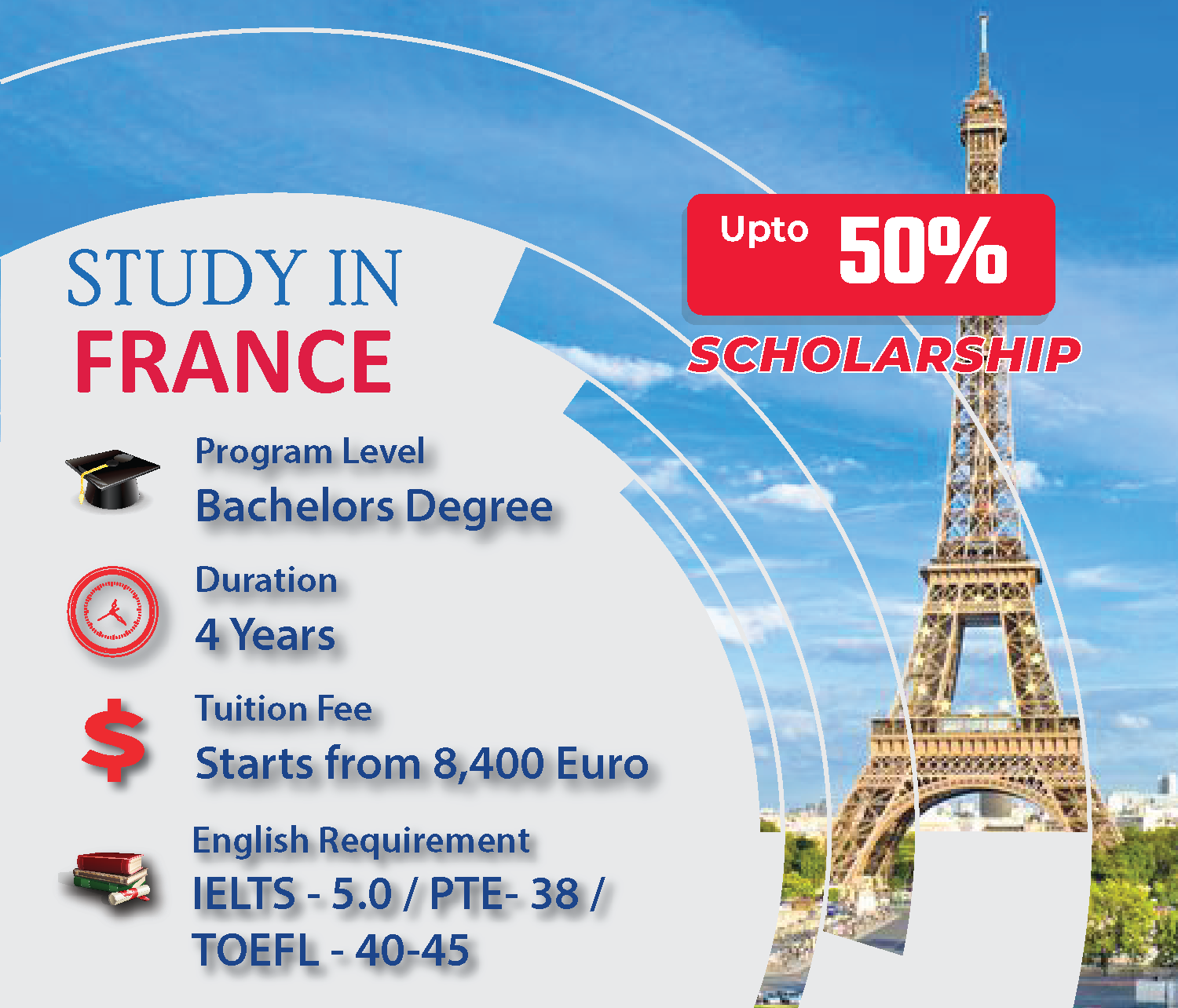 Study in France, Bachelors in France, Bachelors Degree, Education Consultant, Higher Education Abroad, Study Abroad, Student Consultant, International Student, International Degree